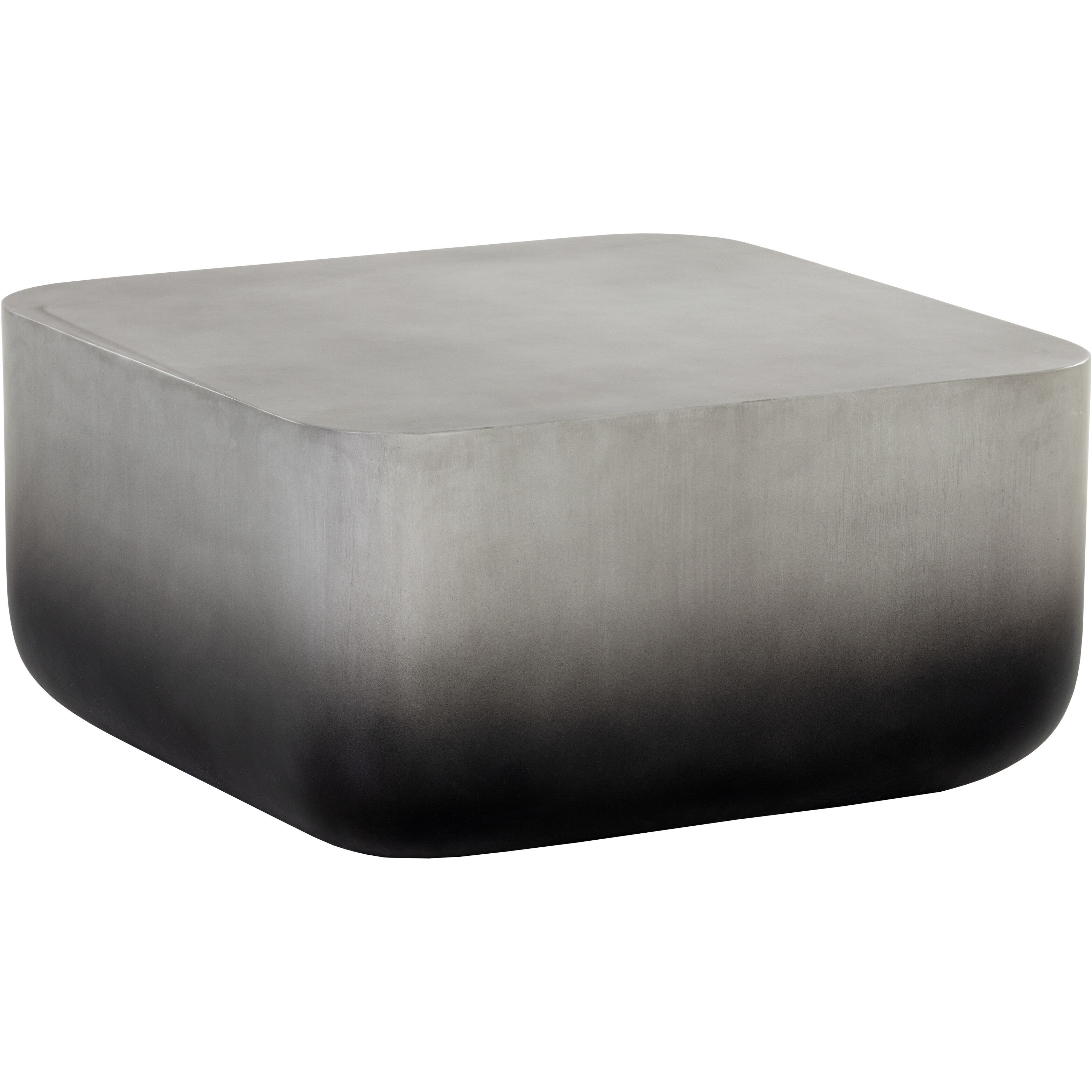 Strut 29.5 X 29.5 inch Black Ombre Outdoor Coffee Table